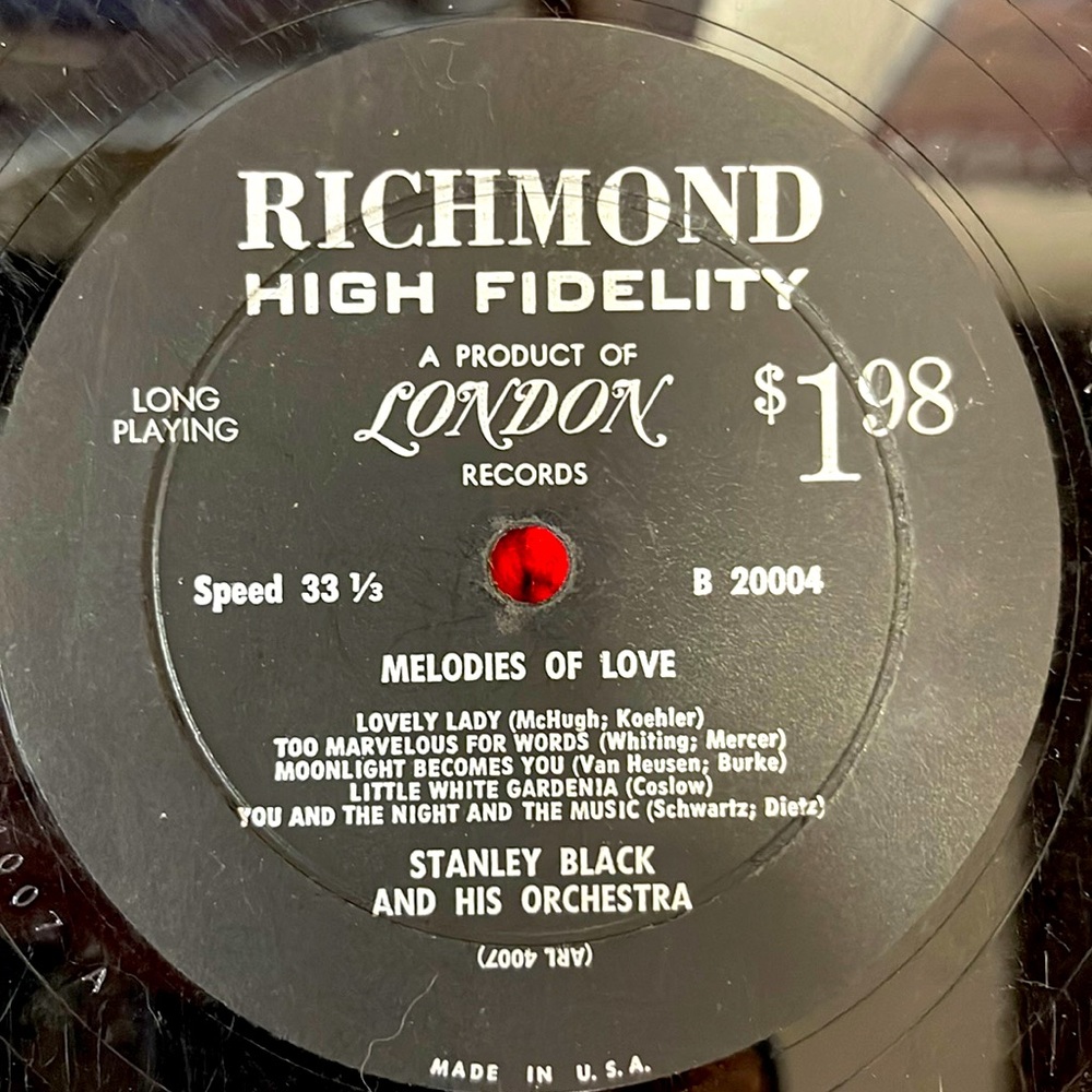 Melodies of Love vintage vinyl record